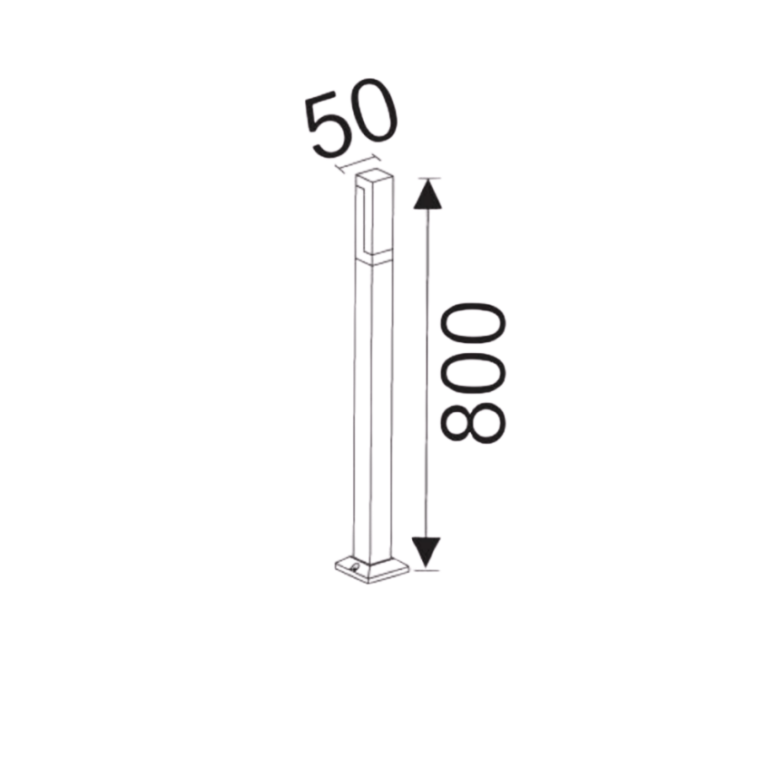10W MODERN BOLLARD YOL LED BAHÇE ARMATÜRÜ - 3