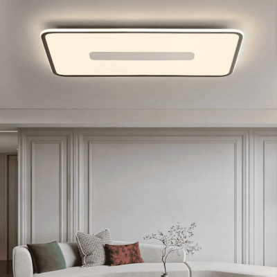 DİKDÖRTGEN PLAFONYER MODERN LED AVİZE ARMATÜR - 2
