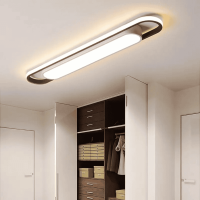 ÇİFTLİ PLAFONYER MODERN LED AVİZE ARMATÜR - 2