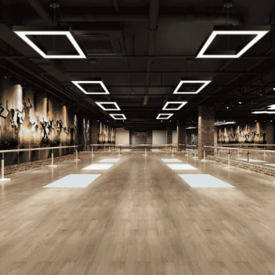 KARE ANTRASİT KASA SARKIT DEKORATİF LINEAR LED AYDINLATMA - 2