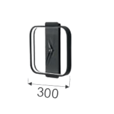 KARE LED DEKORATİF MODERN SAAT - 3