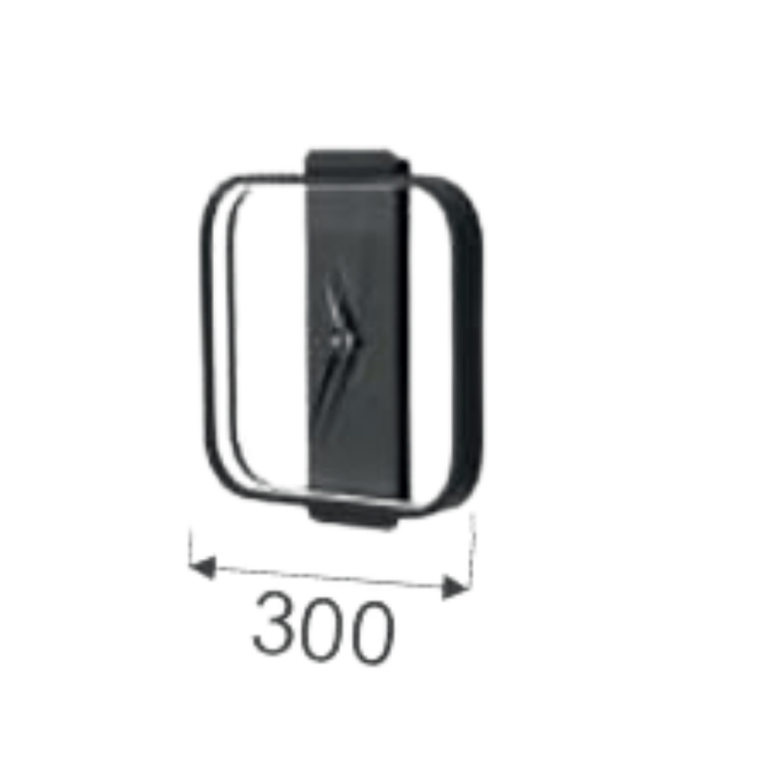 KARE LED DEKORATİF MODERN SAAT - 3