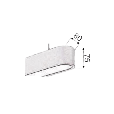 PASSION BEYAZ KASA SARKIT DEKORATİF LINEAR LED AYDINLATMA ARMATÜR - 4