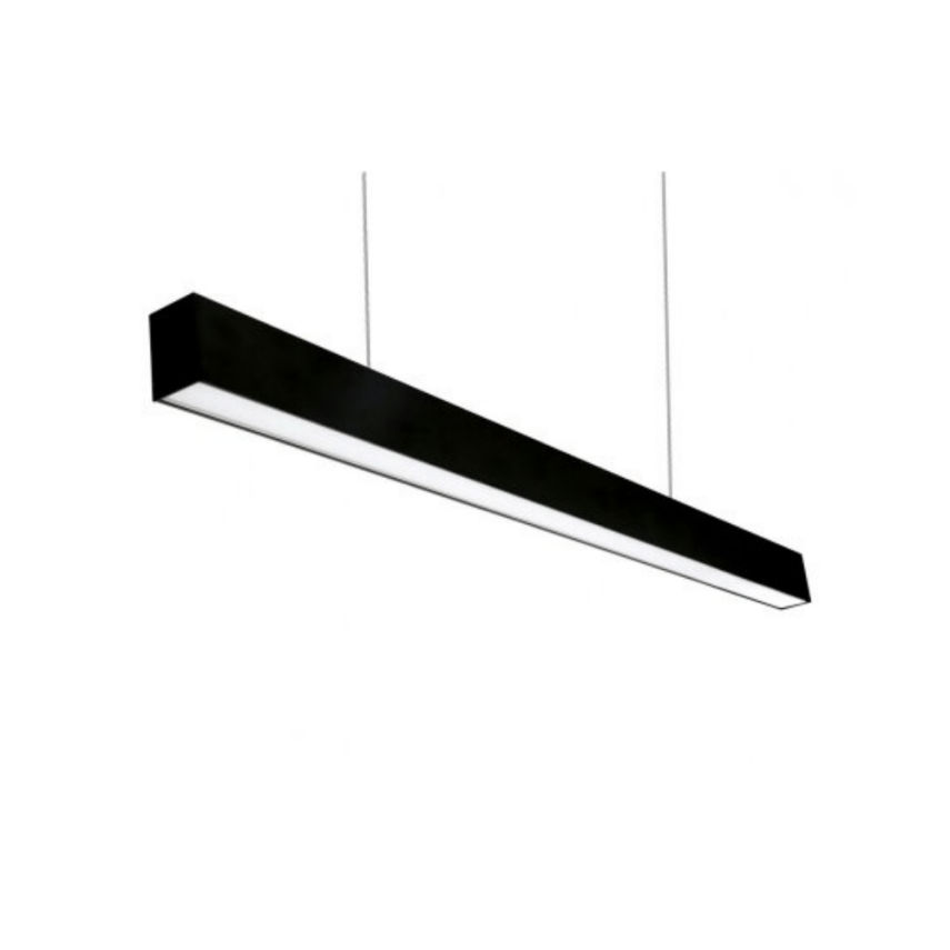 SIVA ÜSTÜ 5 CM X 5 CM ANTRASİT KASA SARKIT LINEAR AYDINLATMA ARMATÜR - 1