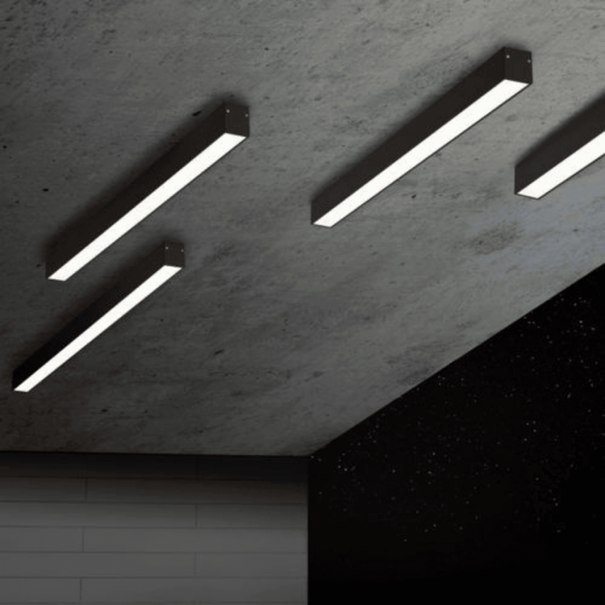 SIVA ÜSTÜ 5 CM X 5 CM BEYAZ KASA SARKIT LINEAR AYDINLATMA ARMATÜR - 4