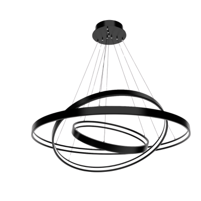 YUVARLAK SATURN MODERN BEYAZ KASA SARKIT LED AYDINLATMA ARMATÜR - 